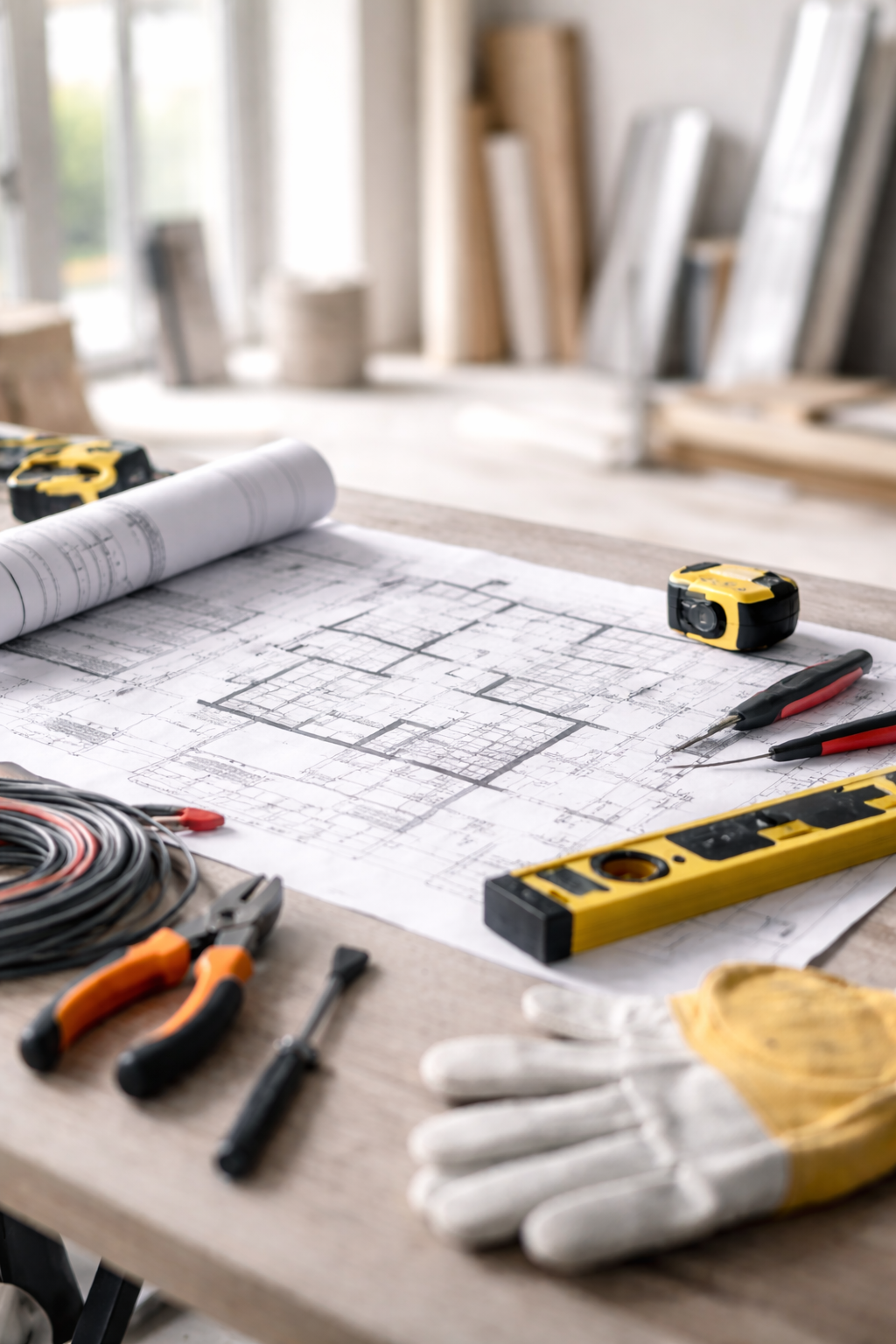 Equip d'Albero Instal·lacions treballant